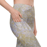 Organic Grip Texture Crossover Leggings with Pockets